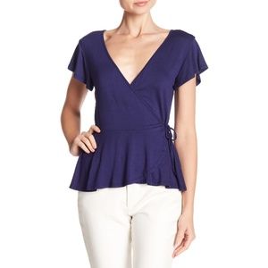 ⚡️SALE⚡️NWT Good Luck Gem Surplice V-Neck Wrap